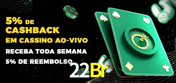 Promoções do cassino ao Vivo 22Br